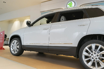 Skoda Karoq 2018- Modanature Porte Acciaio Inox foto 1