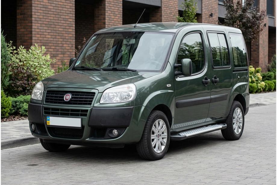 Fiat Doblo I 2005-2010 Pedane Laterali Allmond Grey (2 pz, Alluminio) Image