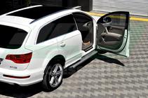 Audi Q7 2005-2015 Pedane laterali Allmond Grey (2 pz, alluminio) foto 3