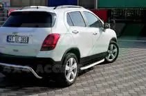 Chevrolet Captiva 2006-2019 Pedane Laterali Fullmond (2 pz, Alluminio) foto 3