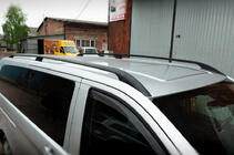Mercedes Vito/V-class W447 2014- Barre portatutto nere CAN Design Originale (Piedini in metallo) foto 1