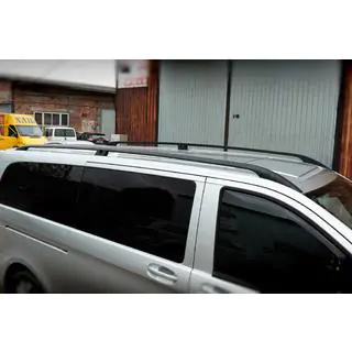 Barre portatutto nere CAN Design Originale (Piedini in metallo) Mercedes Vito/V-class W447 2014- foto 3