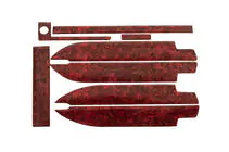 VAZ 2108-2109 1984-2011 Kit-2 Coperture cruscotto (cruscotto alto) foto 1
