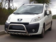 Fiat Scudo 2007-2015 Protezione Anteriore WT003/4 (Acciaio Inox) foto 1