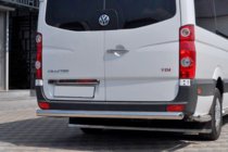 Volkswagen Crafter 2006-2016 Barra Posteriore AK002 (Acciaio Inox) foto 1