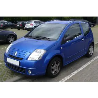 Cornici esterne finestrini (2 pz, acciaio inox) Citroen C-2 2003-2009 foto 1