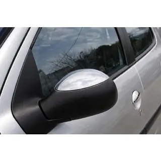 Coperture Specchietti (2 pz, Acciaio Inox)