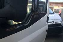 Ford Transit 2000–2014 Cornici Finestrini Acciaio Inox (2 pz) foto 3