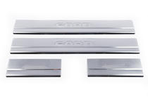 Ford Kuga 2008-2013 Battitacco Carmos V1 (4 pz, acciaio inox) foto 2