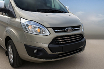 Ford Custom 2013-2022 Coperture griglia anteriore 2013-2018 (5 pz, acciaio inox) foto 3
