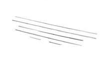 Hyundai I-20 2008-2012 Modanature inferiori finestrini acciaio inox (6 pz) foto 3
