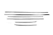 Hyundai Santa Fe 2 2006-2012 Cornici finestrini acciaio inox (6 pz) foto 5