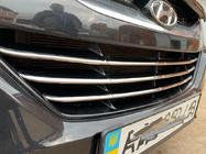 Hyundai IX-35 2010-2015 Strisce per griglia anteriore (3 pz, acciaio inox) foto 5