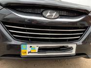 Hyundai IX-35 2010-2015 Strisce per griglia anteriore (3 pz, acciaio inox) foto 4