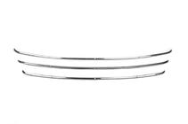 Hyundai IX-35 2010-2015 Strisce per griglia anteriore (3 pz, acciaio inox) foto 2