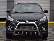 Hyundai IX-35 2010-2015 Protezione Anteriore WT003 (Acciaio Inox) foto 1