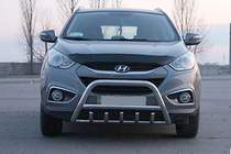 Hyundai IX-35 2010-2015 Protezione Anteriore WT003 (Acciaio Inox) foto 3