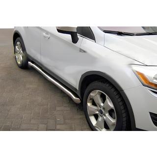 Tubi Laterali (2 pz, Acciaio Inox) Ford Kuga 2008-2013 foto 1