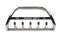 Kia Soul I 2008-2013 Parabulloni Anteriore (Acciaio Inox) 60 mm, senza scritta foto 5
