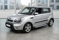Kia Soul I 2008-2013 Pedane Laterali Allmond Grey (2 pz, Alluminio) foto 1