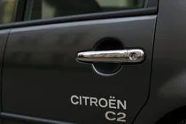 Citroen C-2 2003-2009 Coperture Maniglie Cromate (2 pz, Acciaio Inox) foto 4