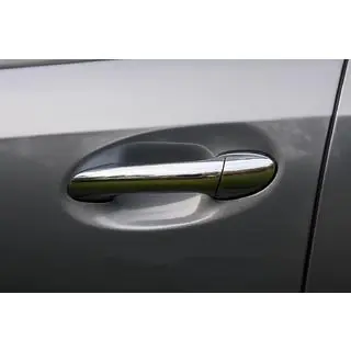 Coperture Maniglie Porta Cromate (4 pz, Acciaio Inox) Mercedes ML W164 2005-2011 foto 1