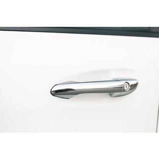 Coperture Maniglie Porta Cromate (4 pz, Acciaio Inox) Mercedes ML W164 2005-2011 foto 3