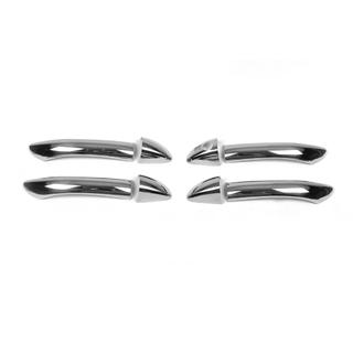 Coperture Maniglie Porta Cromate (4 pz, Acciaio Inox) Mercedes ML W164 2005-2011 foto 2