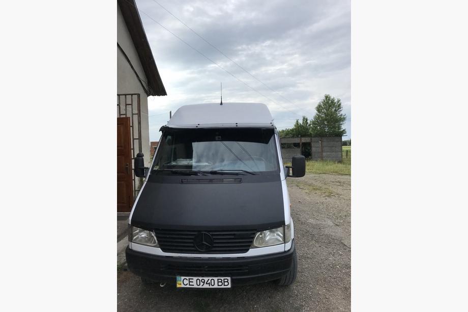 Mercedes Sprinter W901/902/903/904/905 1995–2006 Visiera parabrezza (nero lucido, 5mm) Foto 9