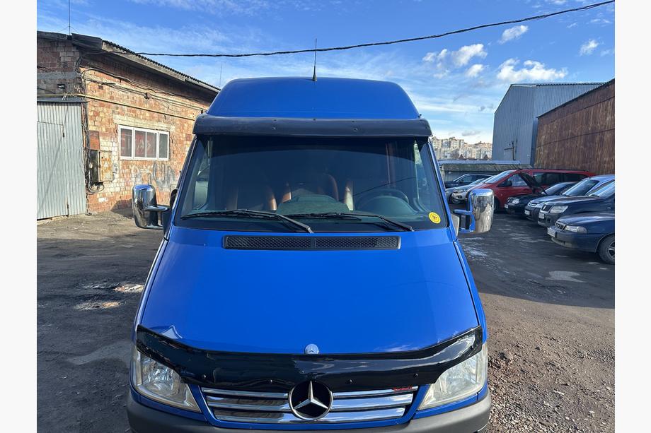 Mercedes Sprinter W901/902/903/904/905 1995–2006 Visiera parabrezza (nero lucido, 5mm) Foto 8
