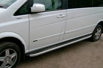Mercedes Viano 2004-2014 Pedane laterali Alliance (2 pz, alluminio) foto 1