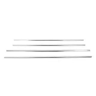 Cornici finestrini acciaio inox (4 pz) foto 3