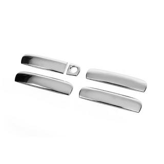Coperture Maniglie Cromate (4 pz, Acciaio Inox) Audi A4 B7 2004-2008 foto 4