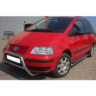 Paraurti Anteriore WT005 (Acciaio Inox) Ford Galaxy 1995-2006 foto 2
