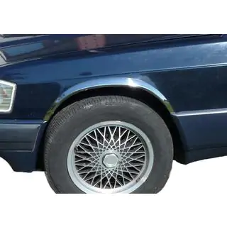 Bordini passaruota 1988-1993 (4 pz, acciaio inox) Mercedes W201 (190) 1982-1993 foto 4