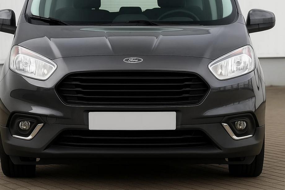 Ford Courier 2014-2023 Coperture per fendinebbia (2018↗, 2 pz, acciaio inox) Image