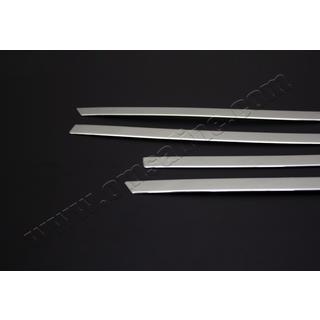 Cornici superiori finestrini acciaio inox (8 pz) foto 4