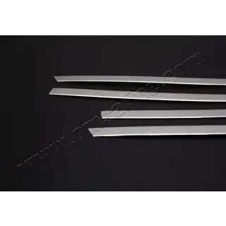 Cornici superiori finestrini acciaio inox (8 pz) foto 4
