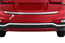 Hyundai I-20 2014-2020 Modanatura bagagliaio 2018-2020 acciaio inox foto 1