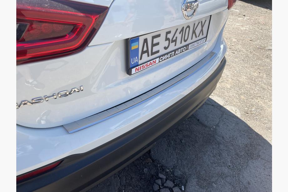 Nissan Qashqai 2014-2021 Protezione paraurti posteriore OmsaLine (2017-2021, acciaio inox) Image