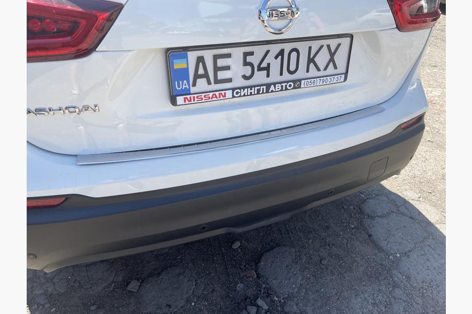 Nissan Qashqai 2014-2021 Protezione paraurti posteriore OmsaLine (2017-2021, acciaio inox) Foto 2
