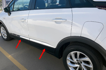 Opel Crossland X 2017-2024 Modanature Porte Acciaio Inox (4 pz) Carmos - Acciaio Inox Turco foto 1
