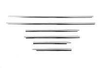 Nissan Micra K12 2003-2010 Cornici Finestrini Acciaio Inox (6 pz) foto 3