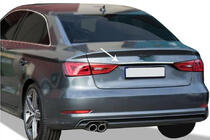 Audi A3 2012-2020 Modanatura sopra targa Sedan (acciaio inox) foto 1