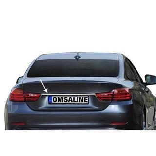Modanatura in acciaio inox sopra la targa BMW 4 Series F32/F33/F36 2012-2020 foto 1