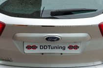 Ford C-Max/Grand C-Max 2010-2019 Modanatura cromata sopra targa OmsaLine (acciaio inox) foto 6