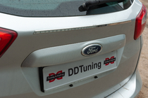 Ford C-Max/Grand C-Max 2010-2019 Modanatura cromata sopra targa OmsaLine (acciaio inox) foto 3