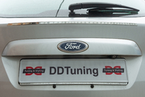 Ford C-Max/Grand C-Max 2010-2019 Modanatura cromata sopra targa OmsaLine (acciaio inox) foto 2