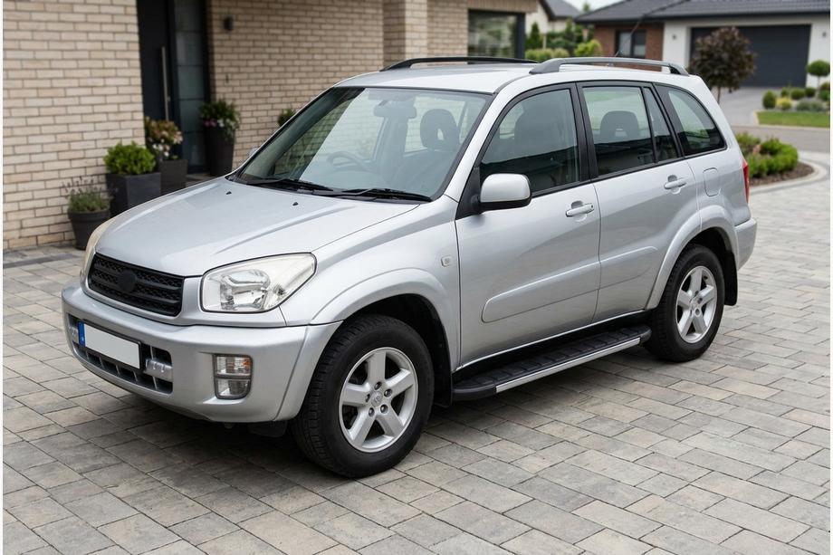 Toyota Rav 4 2001-2005 Pedane Laterali Duru (2 pz, Alluminio) Image