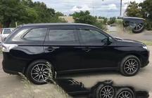 Mitsubishi Outlander 2012-2021 Deflettori Finestrini (4 pz, Niken) foto 2
